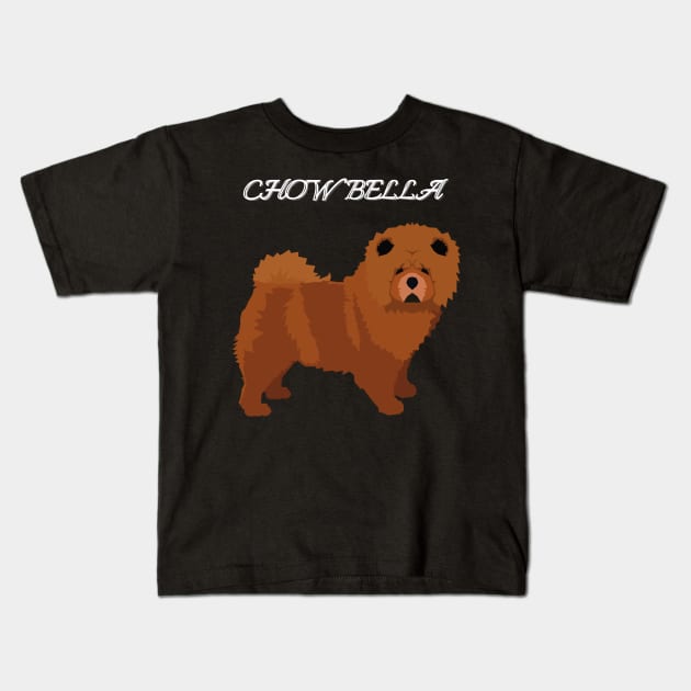 chow chow t-shirt Kids T-Shirt by Love My..